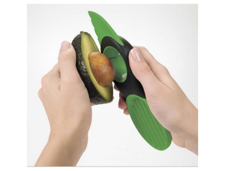 Fatiador De Abacate Não Especificado Não Especificado Verde 20 Cm Abs E Pele Elástica Olali