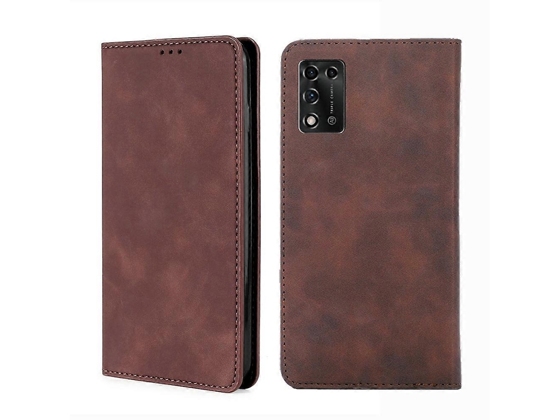 Capa De Couro Com Flip Horizontal Magnética Com Sensação De Pele Para Zte Libero 5g Iii