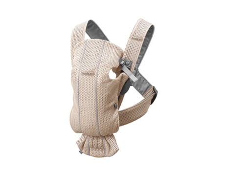 Porta Bebé BABYBJÖRN Mini Pérola Rosa Malha 3D