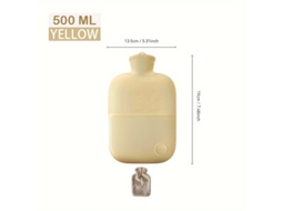 Garrafa térmica de 500 ml, amarelo, carregamento rápido, aquecedor de mãos, para casa e escritório STELASPLEN