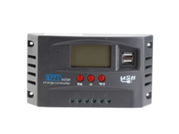 Controlador Solar 12v/24v Com Tela Lcd E Regulador De Carga Solar De Doble Usb