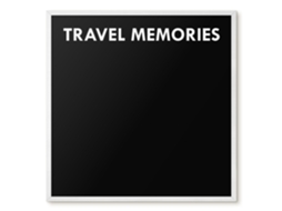 Magnetic Board For Wall Travel Memories For The Bedroom Espelharte (50x50 Cm)