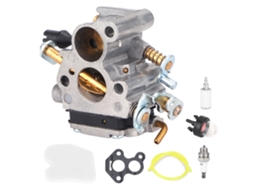 Kit Carburador com Filtro de Combustível e Vela de Ignição para Husqvarna 235 235e 236 240