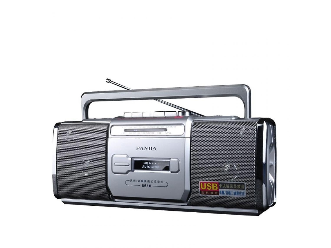 Lurelia Rádio Gravador Com Fm/am, Leitor Mp3, Wma, Usb, Com Auscultadores