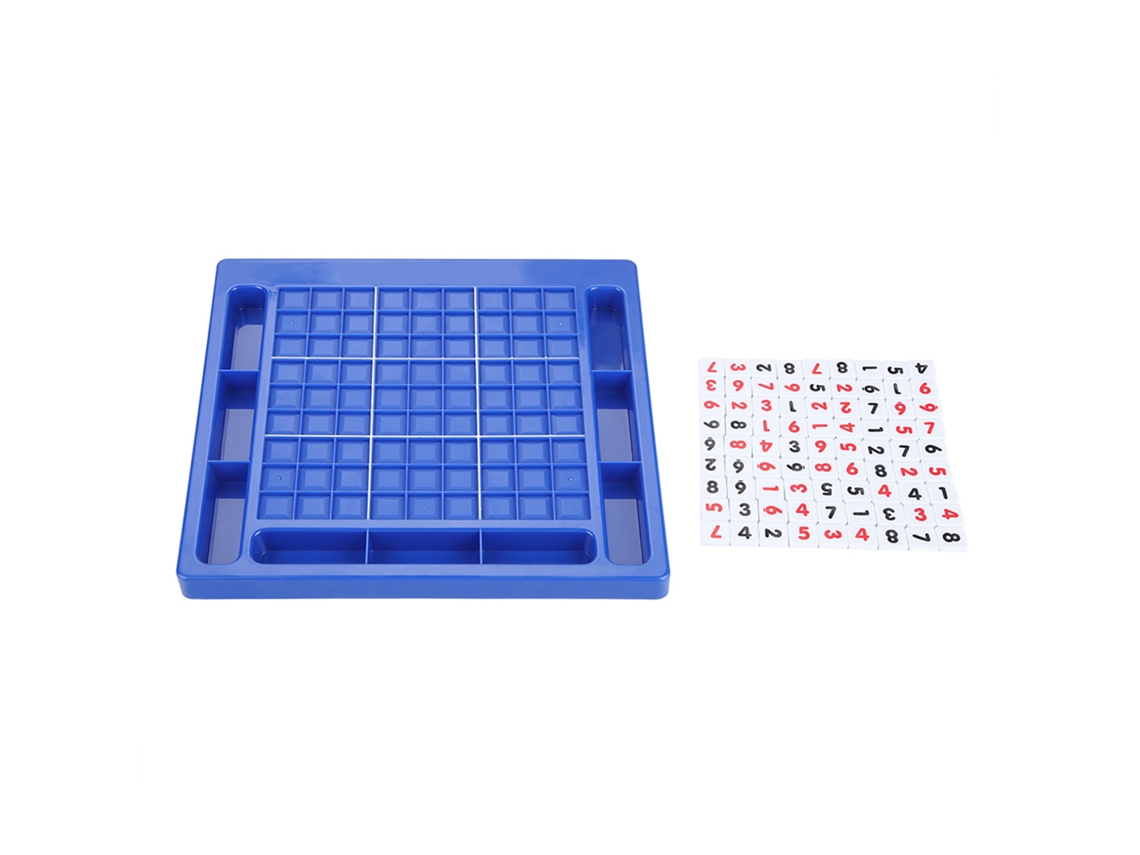 Mali jogo de Tabuleiro Sudoku com Cubos Numéricos Brinquedo Educativo Matemático para Crianças e Adultos