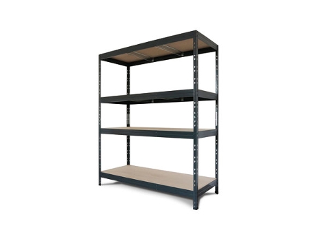 Estanteria Metalica 4 Estantes Madera (Incl) Rivet AR SHELVING