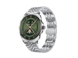 Smartwatch com Tela Amoled de 1 43 Polegadas Chamadas Bluetooth e Modos Esportivos Prata YEMAESRE