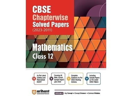 Livro CBSE CHAPTERWISE SOLVED PAPER MATHEMATICS CLASS 12th de Laxman Prasad e Sagar Verma (Inglês)