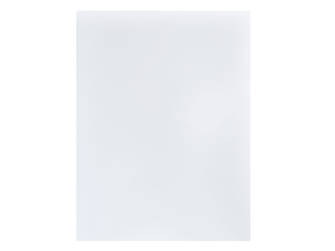 Protetor de plástico branco para martelagem em couro, 140x120x15mm, para corte e perfuração.