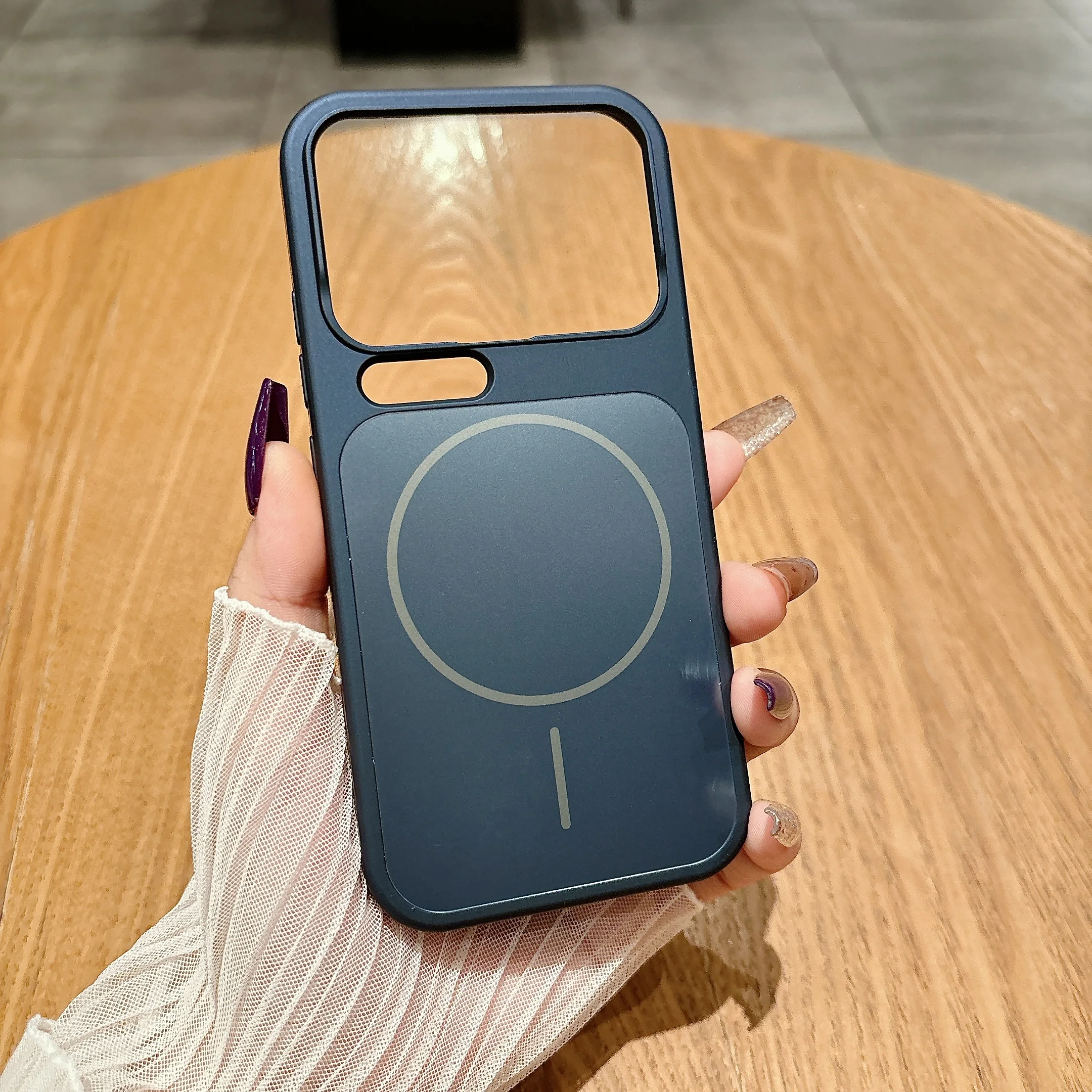 Capa Protetora Para Carregamento Sem Fio Xiaomi 17 Pro (azul), Resistente A Impactos E Arranhões.