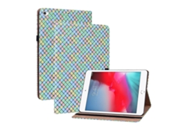 Capa de couro com tecido colorido Webake para iPad Mini 5/4/3/2/1