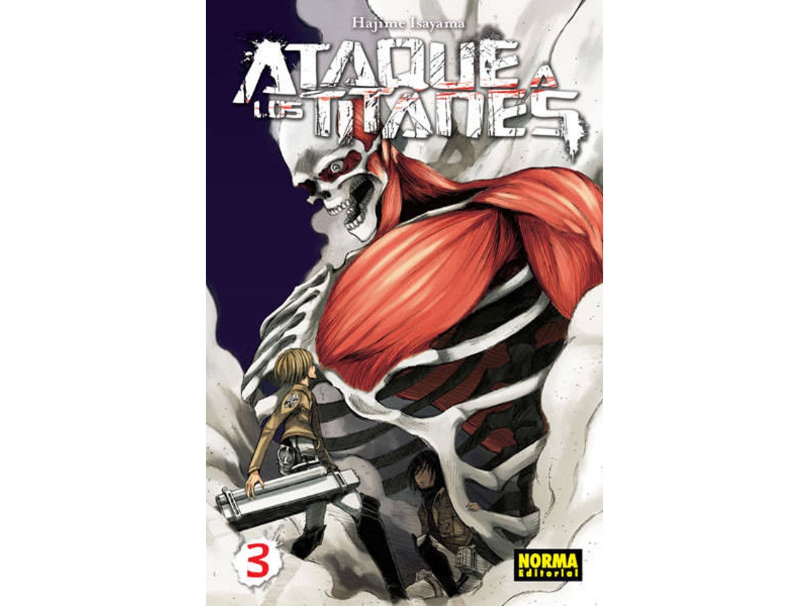 Livro Ataque A Los Titanes de Hajime Isayama (Espanhol)