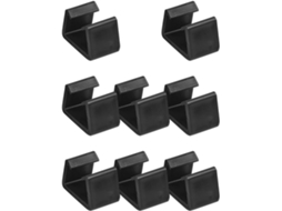 Yardenfun 8-clips com movimentos externos Vime, fixadores PP que impedem o movimento de cadeiras e mesas.