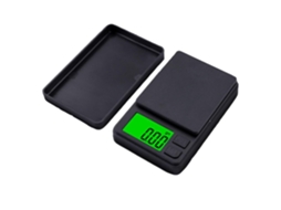 Balança Eletrônica Portátil SFUSHOS com Luz de Fundo Verde Mini Balança Digital de Cozinha 1000g/0,01g Preta