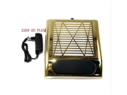 Cortador de unhas, aspirador silencioso, ferramentas de qualidade profissional, 110-220 V, base europeia, banhado a ouro.