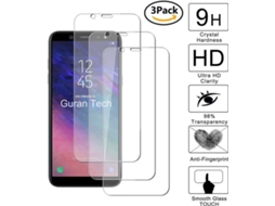 3x Película Vidro Temperado Samsung Galaxy A6 2018 HONGWE.