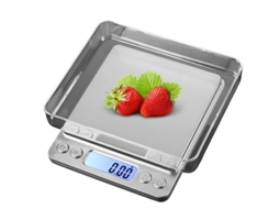 Balança Digital De Alta Precisão 500g / 0,01g Display Lcd Retroiluminado Para Cozinha Joias Bolso