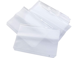 Conjunto De 10-sacos Papel Com Zíper Tofficu Para Armazenamento Objetos Soltos E Documentos Em Qualquer Escritório Ou