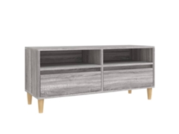 Tv Cabinet, Tv Cabinets Vidaxl Cinzeto Madeira Processada (n/a)
