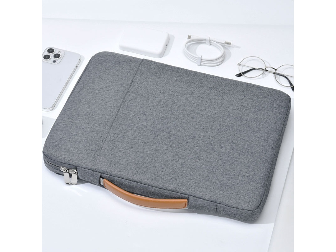 Bolsa Para Portátil Lurelia, Compatível Com Portáteis/tablets Até 14", Cinza, Proteção Antiquedas