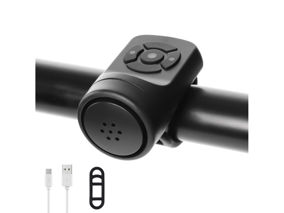 Buzina elétrica, guidão, recarregável USB, segurança, AQUAFORGE
