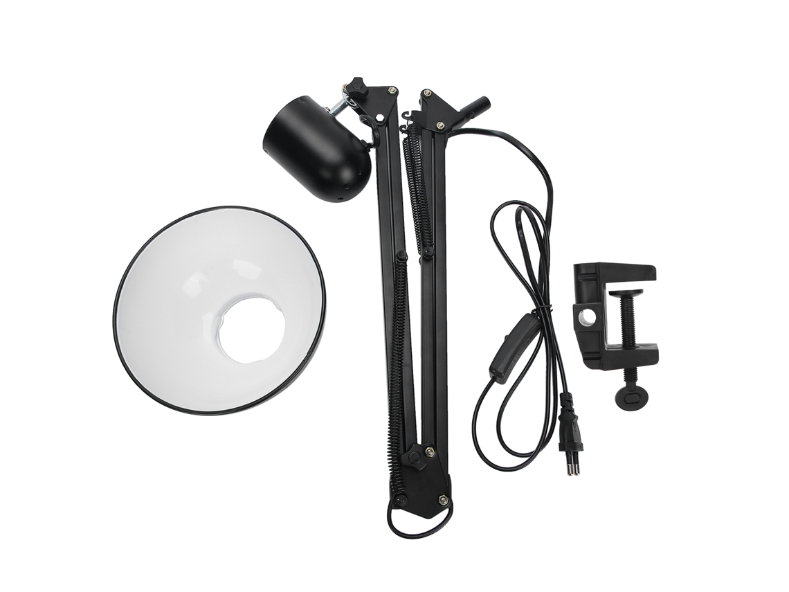 Luz De Mesa Com Clip Led 360° Rotação Para Manicure, Cilios E Maquiagem
