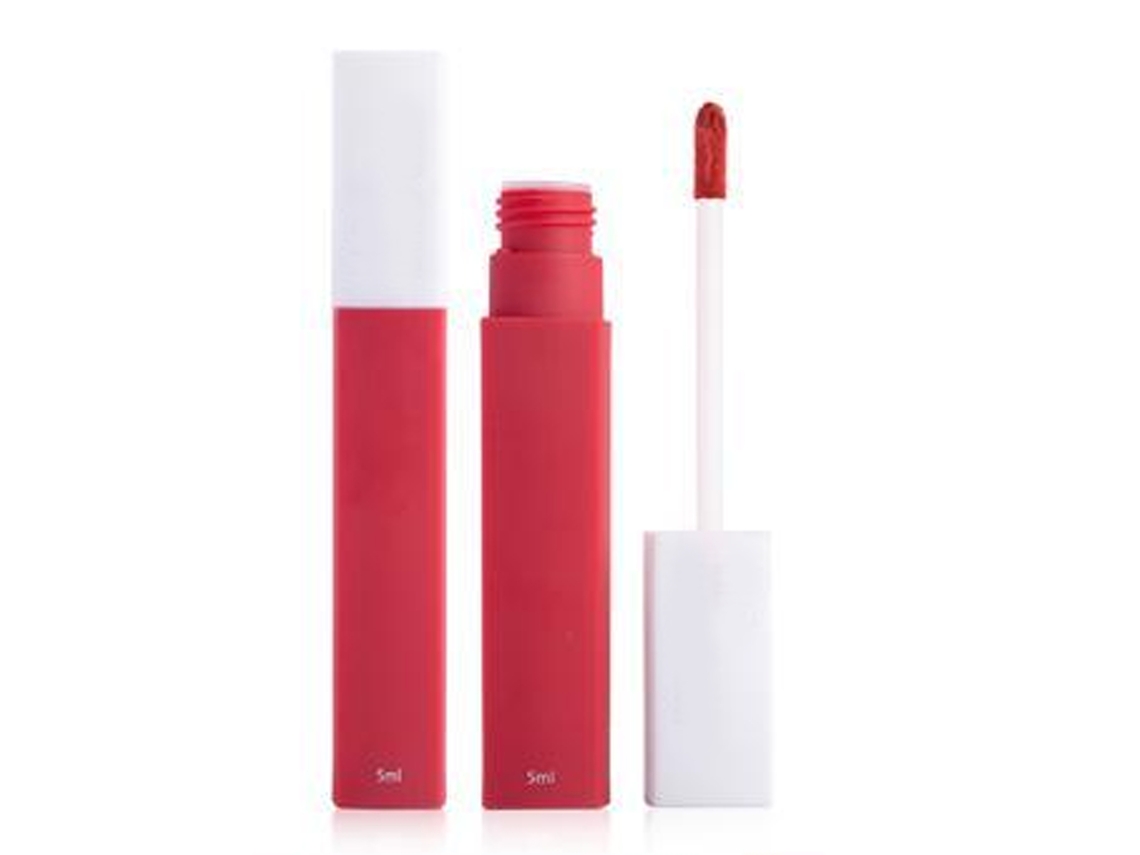 Glaze Labial Mate Suave 5ml Textura Matte Misted Color Rico Labial Líquido Versátil Delicado Hidratante 828