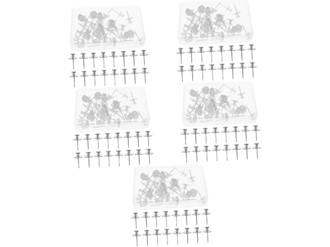 Série 5 Tachinhas De Metal Para Quadros Cortiça, Mapas E Avisos 30