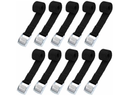 BRILVIBERA Kit com 10 Cintas de Amarração 39 Cm para Fixação de Bagageiros de Motocicleta