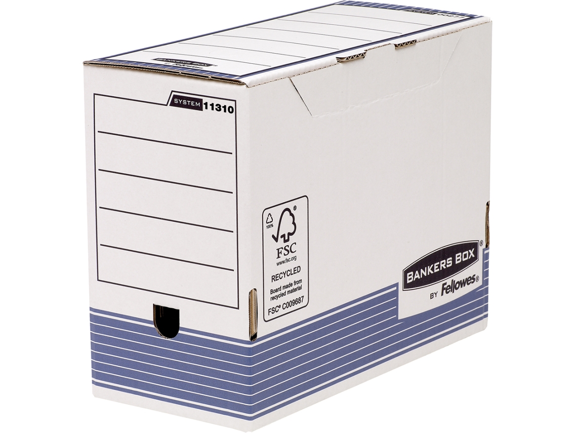 Caixa de Arquivo FELLOWES Bankers Box System Azul W150Mm