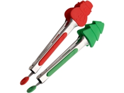 Conjunto De 2 Pinças Para Grelha Ultechnovo Em Aço Inoxidável E Silicone, Resistentes Ao Calor E Com Pegada Segura