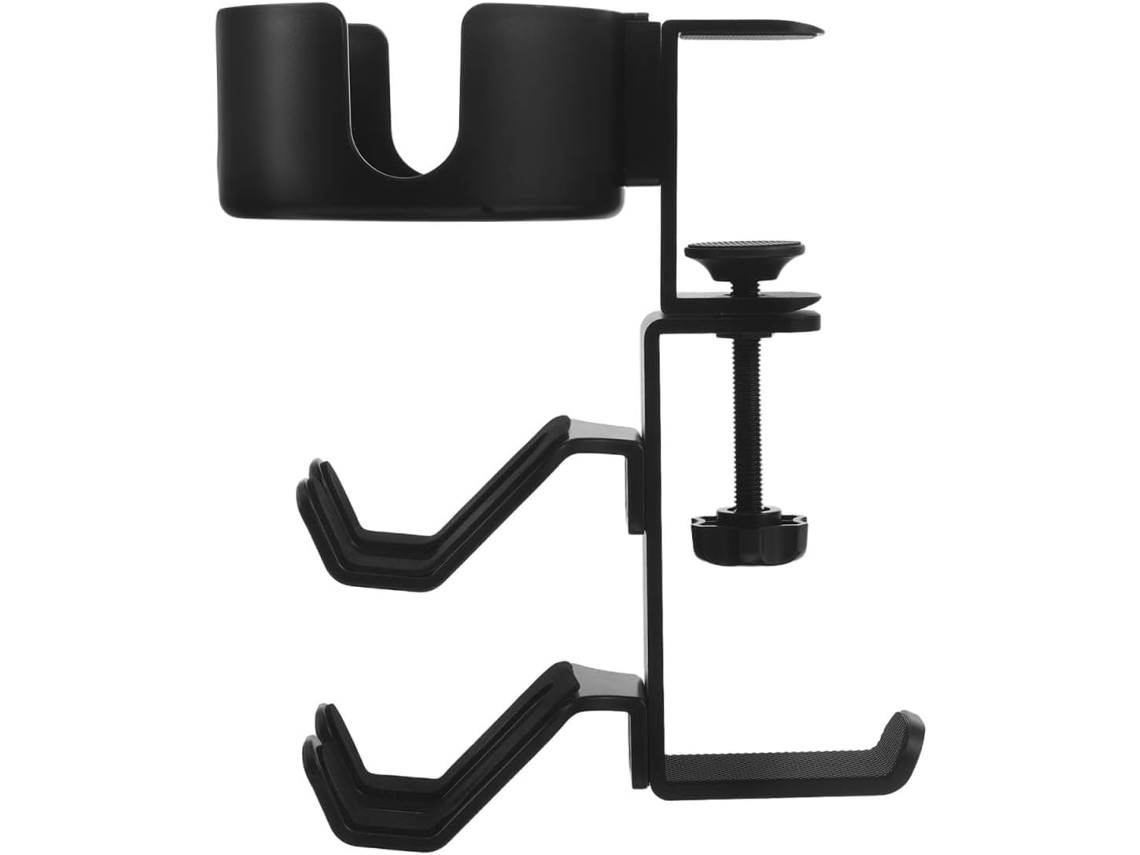 Suporte Para Fones De Ouvido Vicasky Com Porta Copos E Gancho Ajustável, Design Moderno E Elegante, Perfeito Para