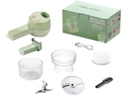 Utensílio De Cozinha Compacto Com Lâmina Rotativa Para Fatiar Legumes E Picar Carne Rapidamente. Design