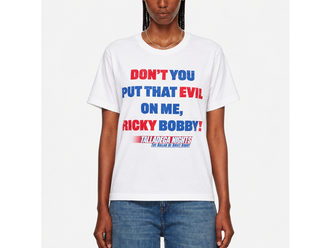 Rockinstone Talladega Nights Movie Don't You White Adult T-shirt Size:xxxl