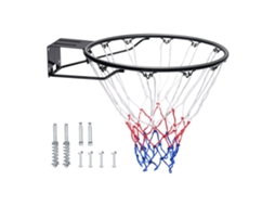 Cesta de basquete de aço com rede e suporte Tekmaquinas
