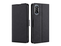 Capa Ultrafina Para Jogos Xiaomi Redmi K40, Com Fecho Lateral, Em Couro Pu + Tpu, Com Aba Horizontal, Suporte E Compartimento Para Cartão.