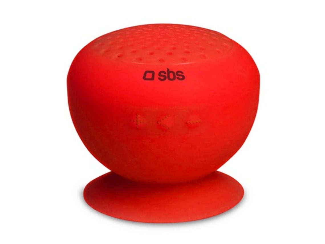 Coluna Bluetooth SBS Ventosa Vermelha