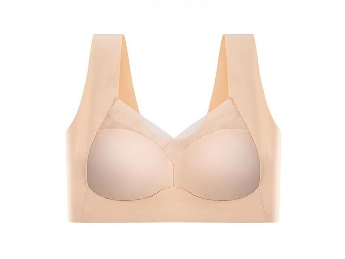 2026-sutién Corretor De Postura Pzo Sem Costuras Push Up Para Mulher Tamanhos L-3xl Cores Rosa Preto Azul Claro Azul Real Pele 3xl Cor Da Pele