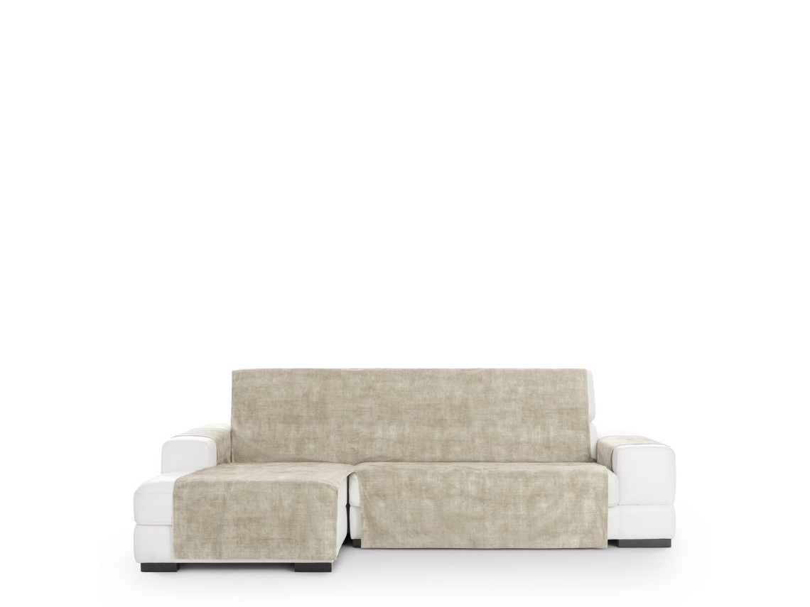Capa para chaise longue de braço curto esquerdo EYSA TURIN Branco 100 x 110 x 300 cm
