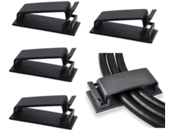 Clipes autoadesivos para organização de cabos, 50 unidades AQUAFORGE