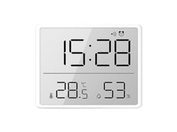 Lurelia Termohigrómetro Cr2030, Digital, Ecrã Lcd, Alarme E Soneca, A Pilhas
