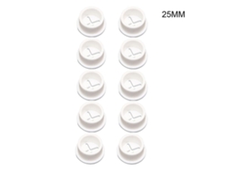 Lurelia Passa-cabos De Mesa, 20 Mm, 25 Mm, Silicone, Resistente, Borracha, Magnético, Preto, Branco, Amarelo