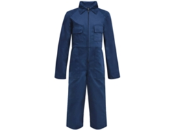 Conjunto 1 Overall, Overalls Vidaxl Azul Tecido