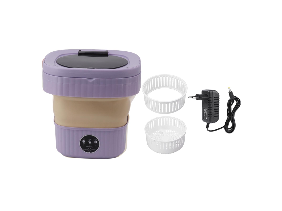 Laxiscreed Máquina De Lavar Pequena, Plegável E Automática, 6l, Para Casa E Dormitório, Adequada Para Roupa Íntima E Calças