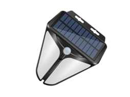 Luz De Alarme Solar Com Sensor De Movimento Pir, Economia De Energia, Energia Solar, Preta Olysi Shop