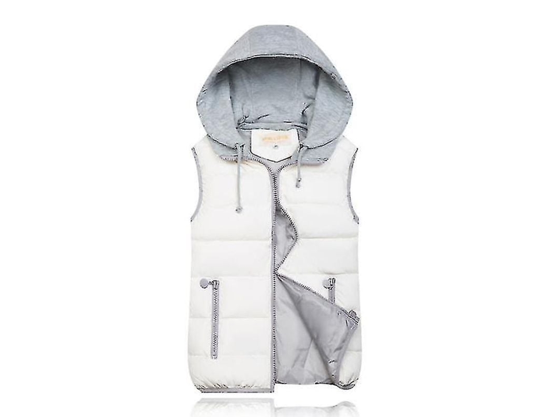 Fasst chaleco de Invierno com Capuz Desmontável e Relleno