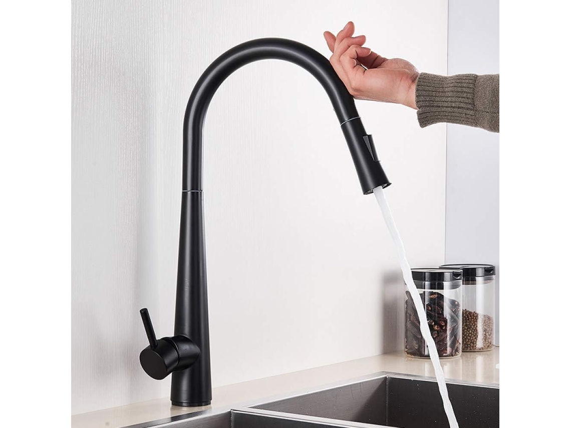 Torneiras De Cozinha Brancas Touch Sense Com Sensor