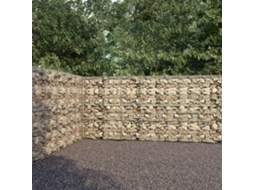 Vidaxl Muro Gabião Com Tampas Aço Galvanizado 900x50x200 Cm