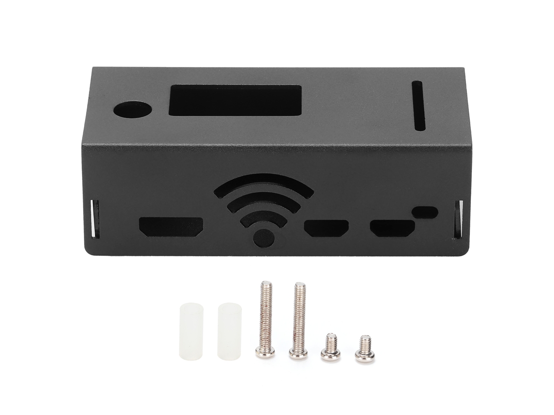 Carcaca Protetora Transparente de Liga de Alumínio para Rpi e Walkie Talkie Mmdvm