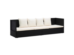 Garden Bed, Garden Beds Vidaxl Preto Rattan / Vime (n/a)